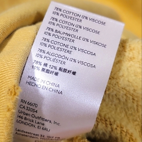 Free People Britney Cardi Hooded Jacket Sweatshirt Zip Front Citron Yellow Green - Picture 15 of 15